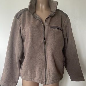 CABELA’S  Brown (chocolate) Color, JACKET size LARGE w hand pockets
